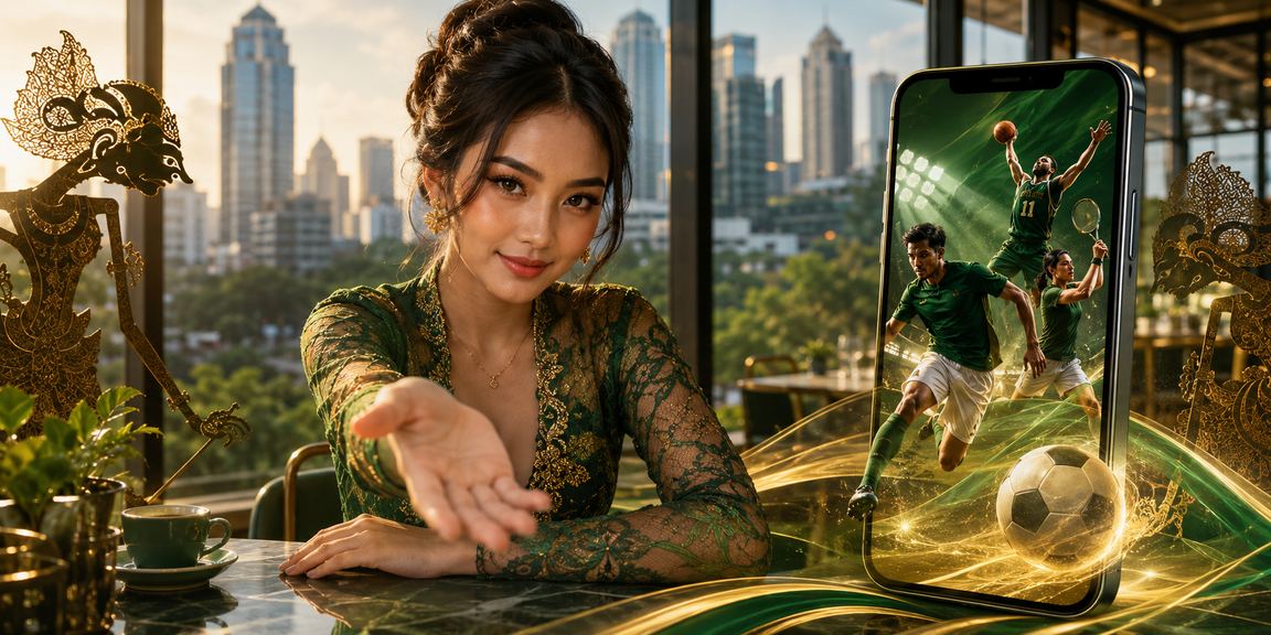 Pengguna mengakses platform casino sambil menikmati kopi di kafe